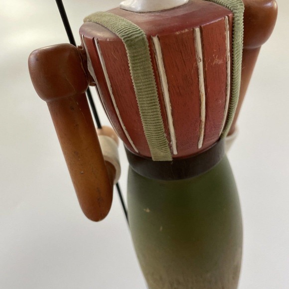 Department 56 Thanksgiving Pilgrim Figurine w/Pitchfork Folk Art Farmhouse Decor - Picture 12 of 14